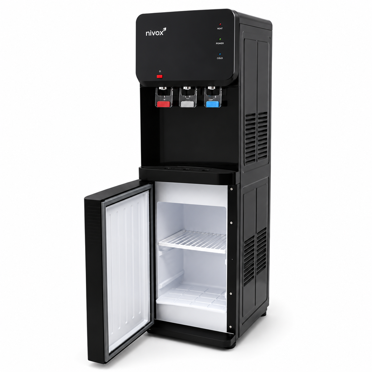 Dispensador de Agua Pedestal Nivox Premium con Frigobar y Compresor