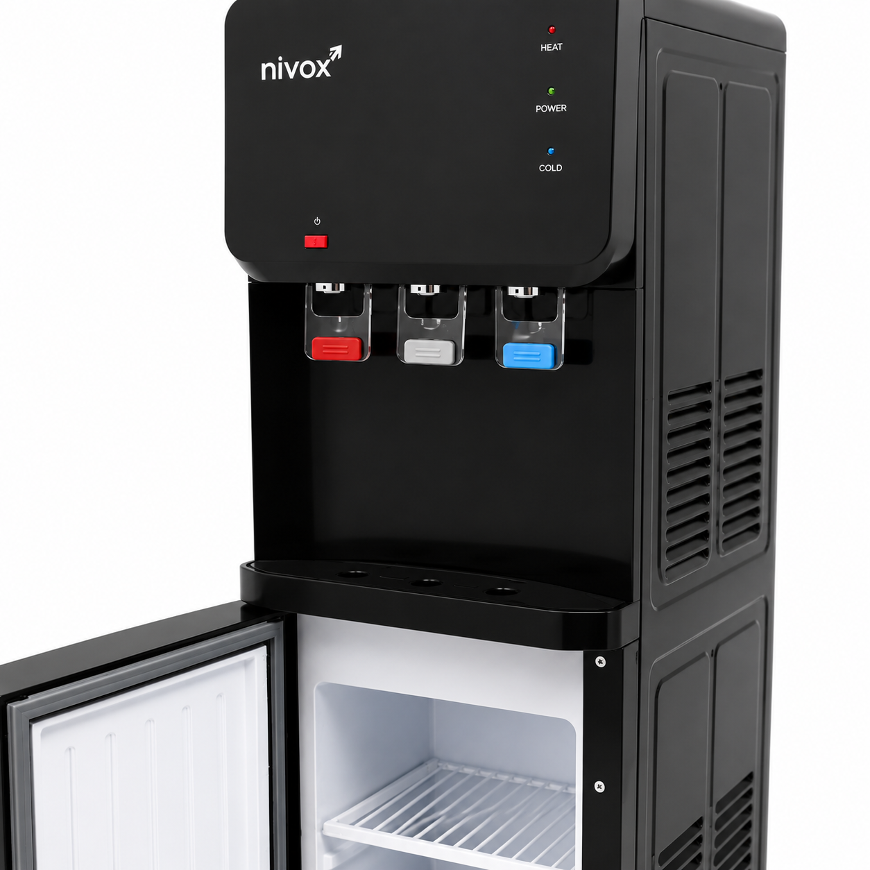 Dispensador de Agua Pedestal Nivox Premium con Frigobar y Compresor