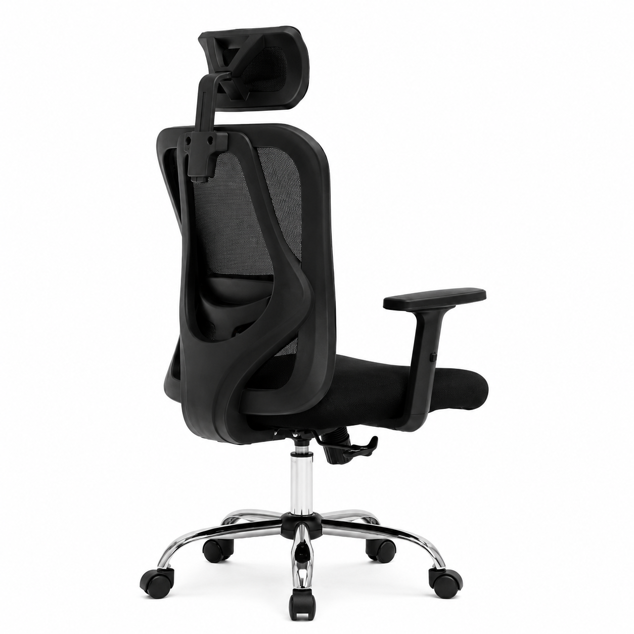 Silla De Escritorio Grecia Alta Brazo Reg Y Cabecero regulable Color Negro