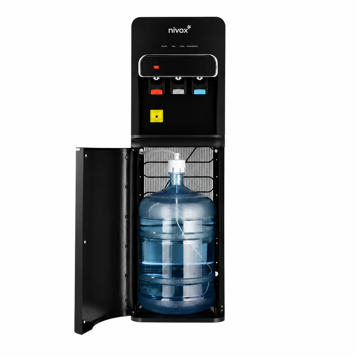 Dispensador de Agua Pedestal con Compresor - Carga Inferior