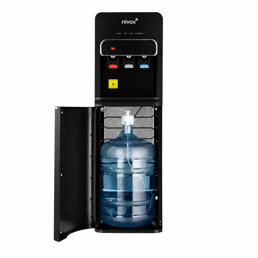 Dispensador de Agua Pedestal con Compresor - Carga Inferior
